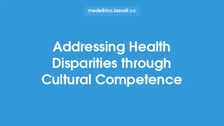 Addressing Health Disparities through Cultural Competence Thumbnail
