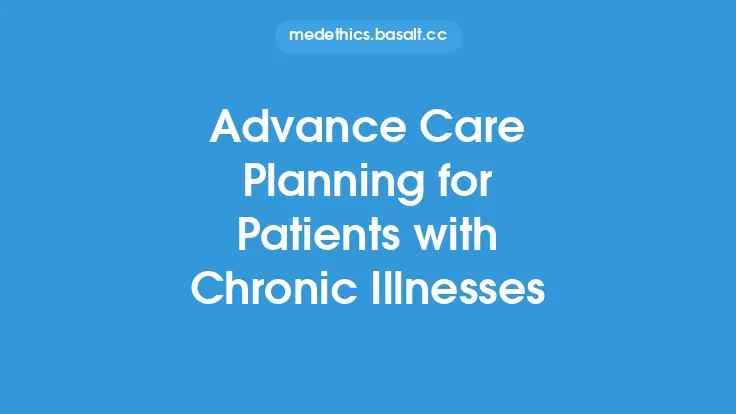 Advance Care Planning for Patients with Chronic Illnesses Thumbnail