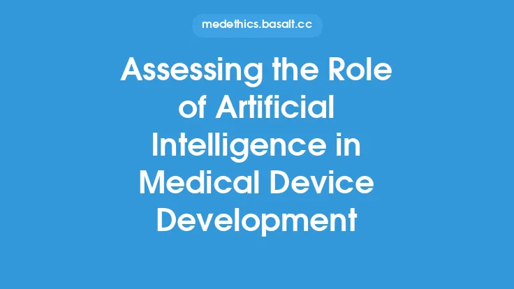 Assessing the Role of Artificial Intelligence in Medical Device Development Thumbnail