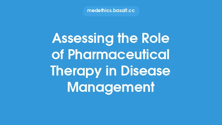 Assessing the Role of Pharmaceutical Therapy in Disease Management Thumbnail