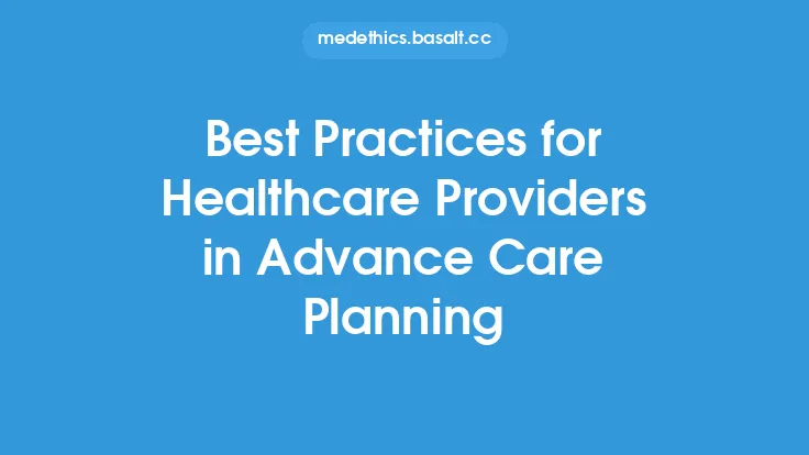 Best Practices for Healthcare Providers in Advance Care Planning Thumbnail