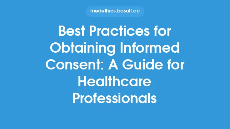 Best Practices for Obtaining Informed Consent: A Guide for Healthcare Professionals Thumbnail