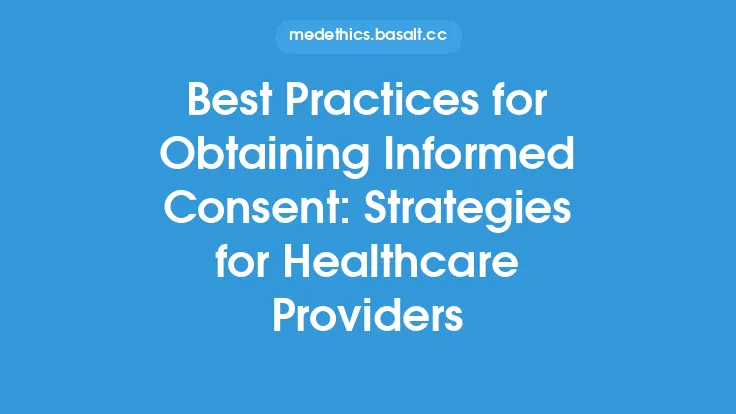 Best Practices for Obtaining Informed Consent: Strategies for Healthcare Providers Thumbnail