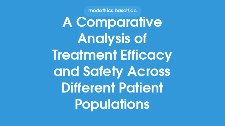 A Comparative Analysis of Treatment Efficacy and Safety Across Different Patient Populations Thumbnail