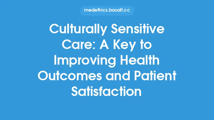 Culturally Sensitive Care: A Key to Improving Health Outcomes and Patient Satisfaction Thumbnail