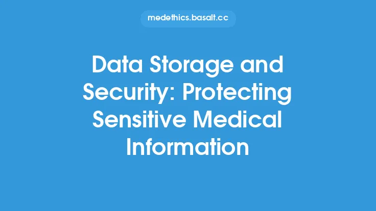 Data Storage and Security: Protecting Sensitive Medical Information Thumbnail