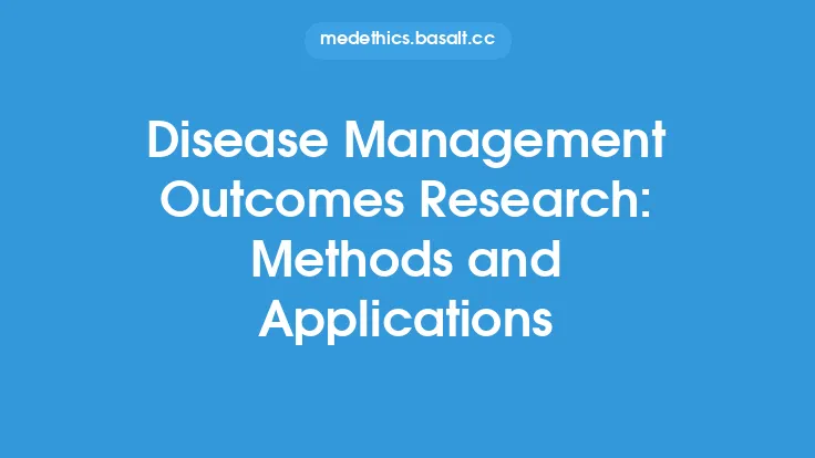 Disease Management Outcomes Research: Methods and Applications Thumbnail