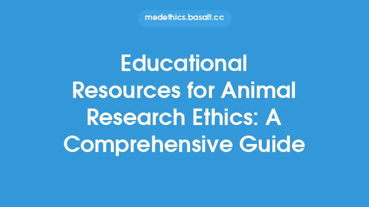 Educational Resources for Animal Research Ethics: A Comprehensive Guide Thumbnail