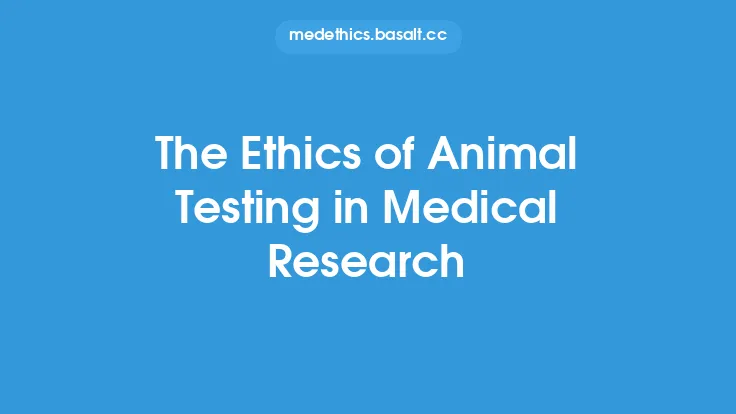The Ethics of Animal Testing in Medical Research Thumbnail