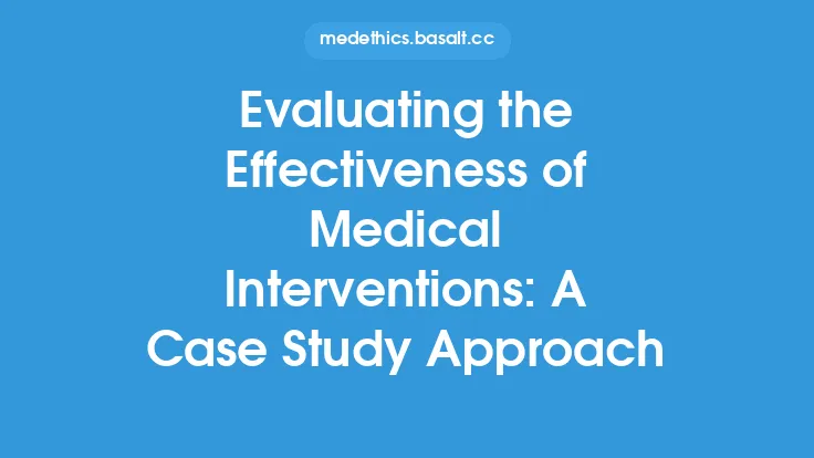 Evaluating the Effectiveness of Medical Interventions: A Case Study Approach Thumbnail