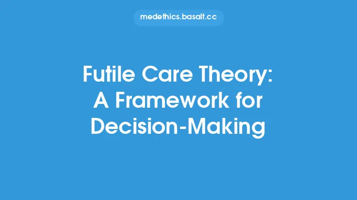Futile Care Theory: A Framework for Decision-Making Thumbnail
