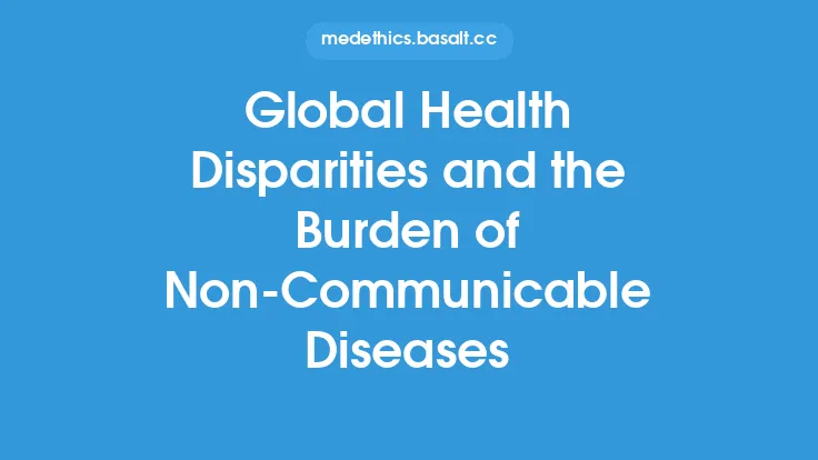 Global Health Disparities and the Burden of Non-Communicable Diseases Thumbnail