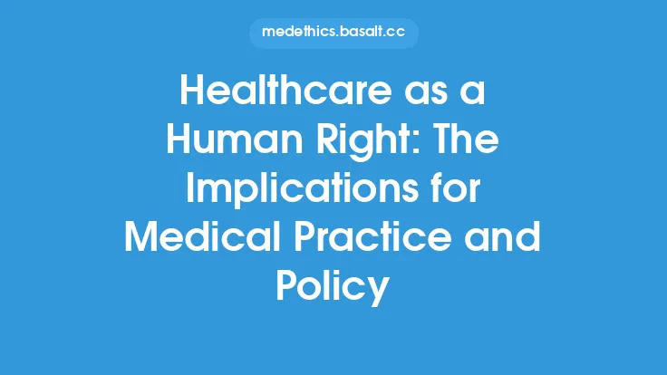 Healthcare as a Human Right: The Implications for Medical Practice and Policy Thumbnail