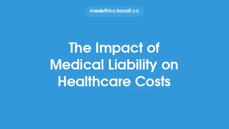 The Impact of Medical Liability on Healthcare Costs Thumbnail