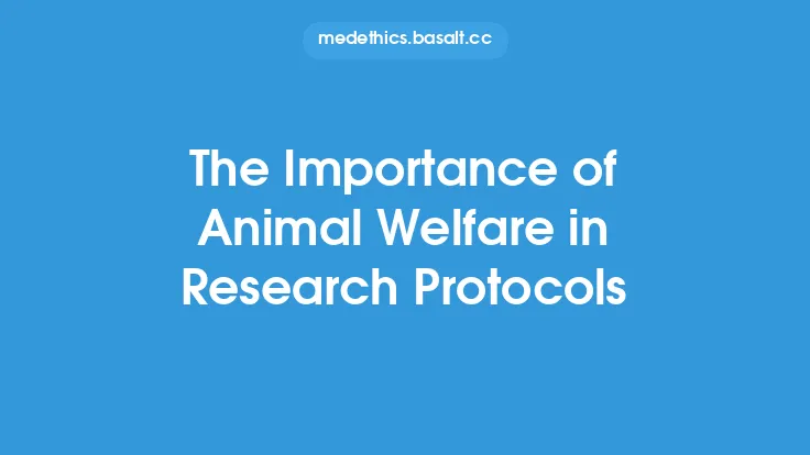 The Importance of Animal Welfare in Research Protocols Thumbnail