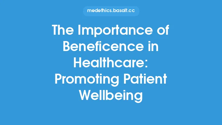 The Importance of Beneficence in Healthcare: Promoting Patient Wellbeing Thumbnail