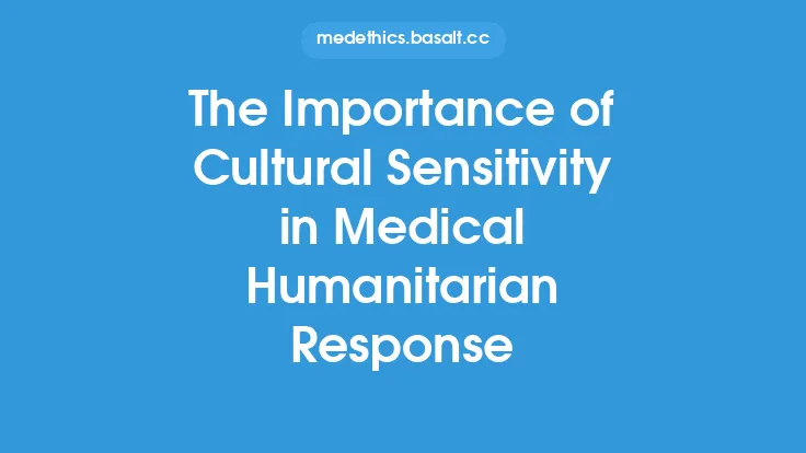 The Importance of Cultural Sensitivity in Medical Humanitarian Response Thumbnail