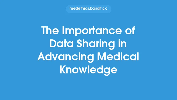 The Importance of Data Sharing in Advancing Medical Knowledge Thumbnail