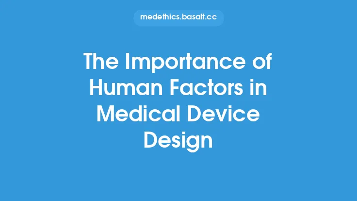 The Importance of Human Factors in Medical Device Design Thumbnail