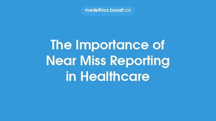 The Importance of Near Miss Reporting in Healthcare Thumbnail