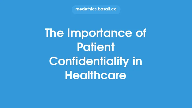 The Importance of Patient Confidentiality in Healthcare Thumbnail