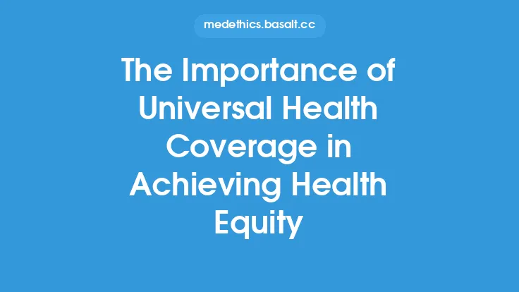 The Importance of Universal Health Coverage in Achieving Health Equity Thumbnail
