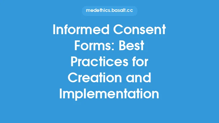 Informed Consent Forms: Best Practices for Creation and Implementation Thumbnail