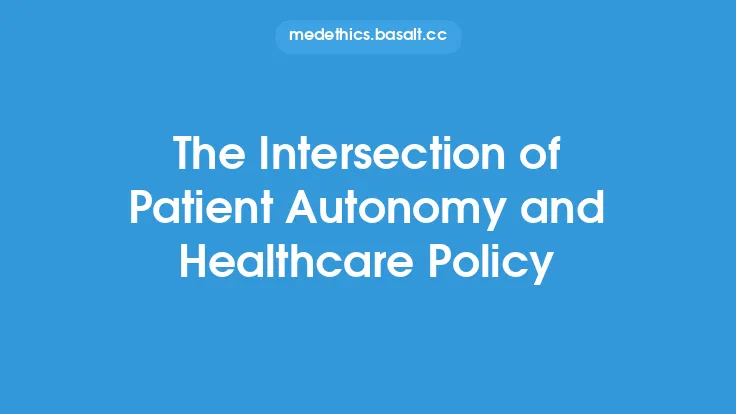 The Intersection of Patient Autonomy and Healthcare Policy Thumbnail
