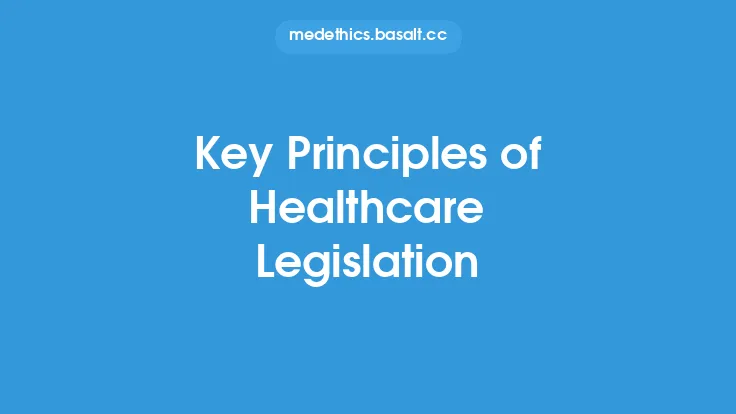 Key Principles of Healthcare Legislation Thumbnail