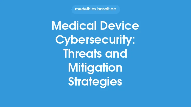 Medical Device Cybersecurity: Threats and Mitigation Strategies Thumbnail