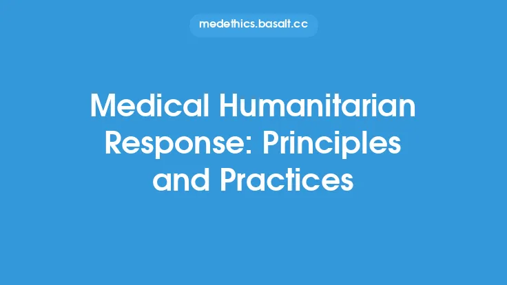 Medical Humanitarian Response: Principles and Practices Thumbnail