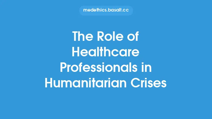 The Role of Healthcare Professionals in Humanitarian Crises Thumbnail