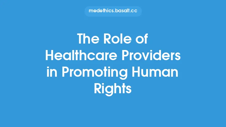 The Role of Healthcare Providers in Promoting Human Rights Thumbnail