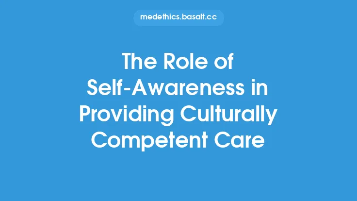 The Role of Self-Awareness in Providing Culturally Competent Care Thumbnail