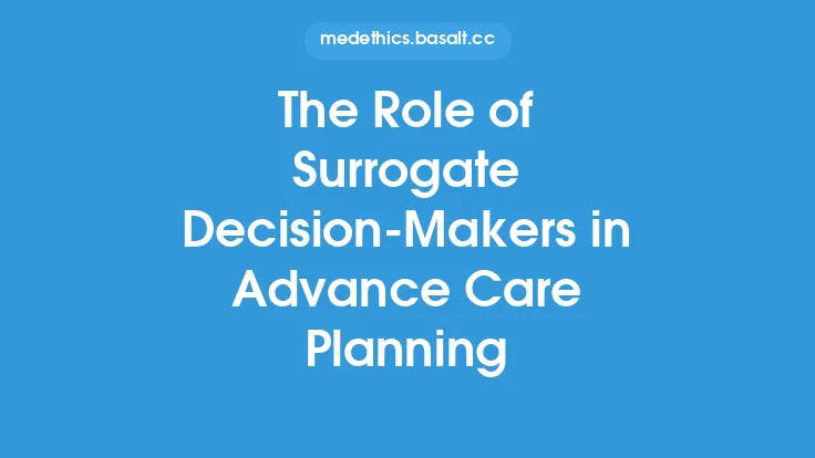 The Role of Surrogate Decision-Makers in Advance Care Planning Thumbnail