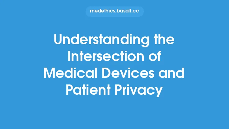 Understanding the Intersection of Medical Devices and Patient Privacy Thumbnail