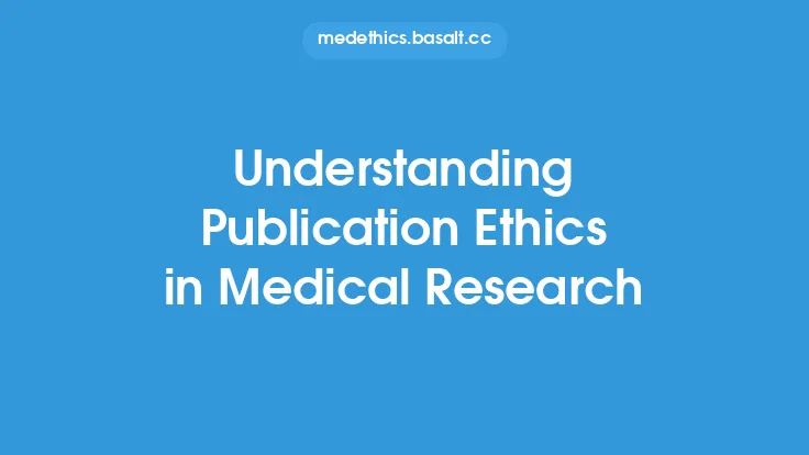 Understanding Publication Ethics in Medical Research Thumbnail
